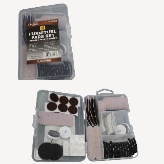 Feet Clear & Felt Round & Rectan Furniture Pads Set