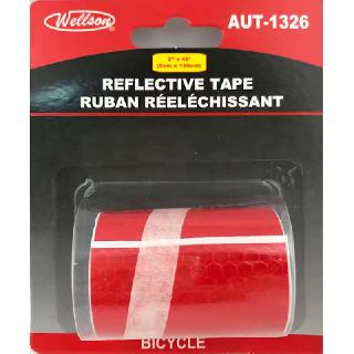 TAPE REFLECTIVE 2X48 INCHES RED