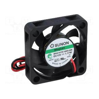 FAN DC 12V 1.5X.4IN 1.17W W/WIRE