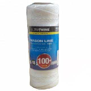 ROPE BRAIDED NYLON TWINE WHITE 328FT FOR CHALK AND MASON LINE
SKU:251620