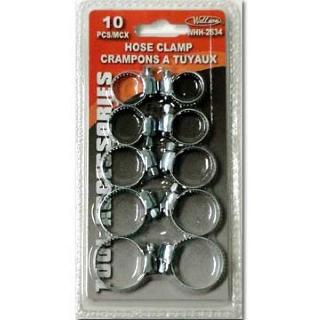 HOSE CLAMP PACK SILVER