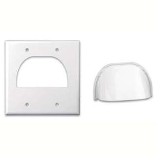 WALL PLATE FOR BULK CABLE DUAL