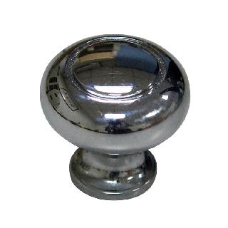KNOB CABINET 1.25IN CHROME FINIS