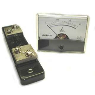 PANEL METER DC 0-30AMP 2.4X1.9IN