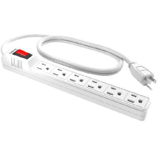 POWER BAR 6 O/LET 2FT CORD 14/3 SJT WHITE WITH CIRCUIT BREAKER
SKU:269406