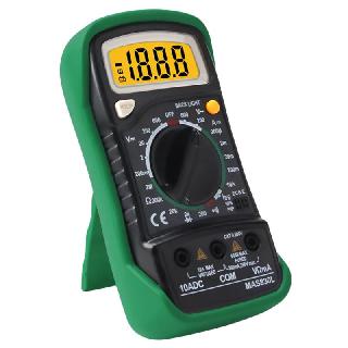 MULTIMETER DIGITAL 10A W/BASIC HFE/DATA HOLD MINI SIZE