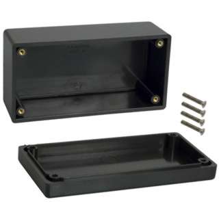 PROJECT BOX 5.1X2.5X2IN PLAS BLK 
SKU:162230