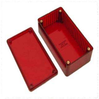 PROJECT BOX 5.9X3.2X2IN PLAS RED 
SKU:162227