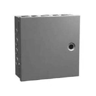 ENCLOSURE JUNCTION BOX 16X16X6IN GREY WITH KNOCKOUTS HINGED COVER