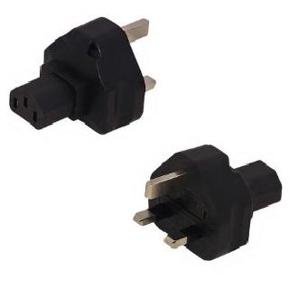 Ac Adapter Uk Plug To C13 Jack With Fuse 10a 250v