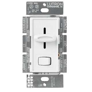 DIMMER SLIDE W/ON-OFF SWITCH 3- WAY 120V 600W DECORA INSERT WHT
SKU:248200