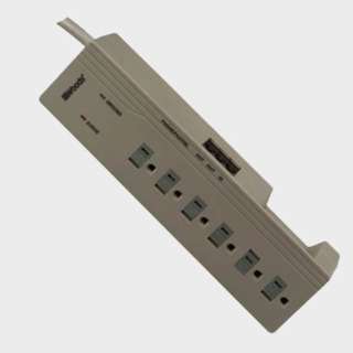 POWER BAR 6 O/LET 3FT CORD WHT 45DEG PLUG SURGE PROTECT 15A
SKU:268335