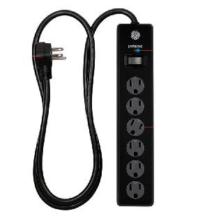 POWER BAR 6 O/LET 8FT CORD RA PL 1300J SURGE BLK
SKU:249920