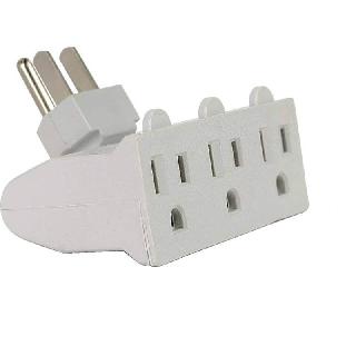 WALL TAP 3-OUTLET SWIVEL ADAPTER