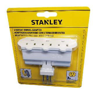 WALL TAP 3-OUTLET SWIVEL ADAPTER