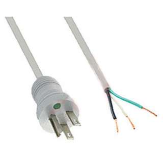 LINE CORD 3/16 12FT HOSPITAL GRADE RND SJT GRAY PLUG 5-15P
SKU:246073