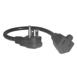 EXTENSION CORD 3/16 1.5FT SJTW BLK RIGHT ANGLE 3 PRONG PLUG
SKU:248100