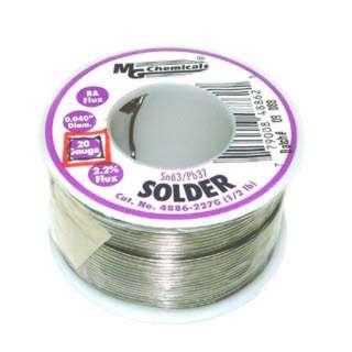 SOLDER WIRE 63/37 REGULAR 1/2LB. 20AWG 0.040IN RA CORE
SKU:221731