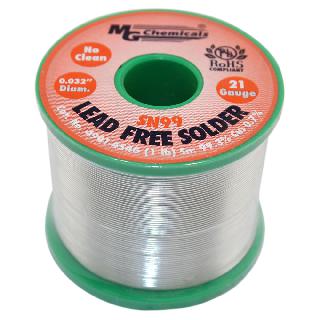 SOLDER WIRE LEAD FREE 1LB 21AWG