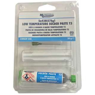 SOLDER PASTE LEAD FREE LOW TEMP. 25GM TIN 42/BISMULT 57/SILVER 1
SKU:249019