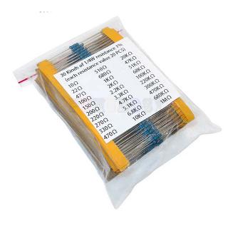 RES 1/4W 1% MF 600PCS/PACK 20PCS EACH FOR 30VALUE 10 OHM-1M OHM
SKU:262591