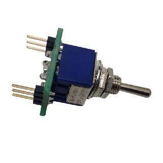 TOGGLE SWITCH 2P2T 6A ON-OFF-ON 125VAC BREAKOUT