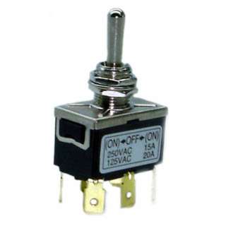 TOGGLE SWITCH MOM 2P2T 15A (ON)-