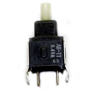 PUSH SWITCH MOM 1P1T NO PCST WHT WITH BRACKET ACTUATOR HT 5.35MM