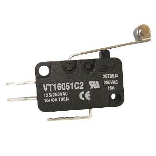 MICRO SWITCH 1P2T NO/NC 13X28MM 16A 125/250VAC WITH ROLLER LEVER
SKU:264904