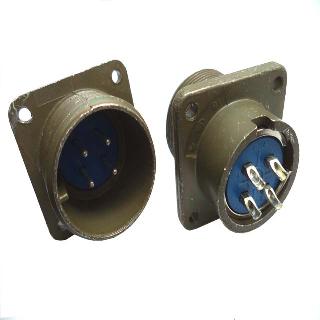 MIL SPEC CIRCULAR PLUG 4P CHMT..