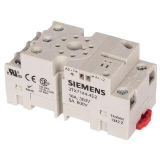 Relay Socket 8p Rnd Screw 16a 300v Din Rail/chmt