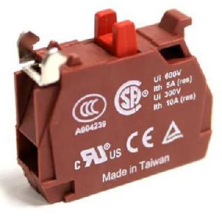 CONTACT BLOCK FOR SWITCHES NC 10A 600V
SKU:267918