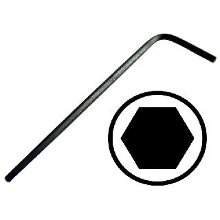 HEX KEY 0.05X1.8IN(L) L-SHAPE