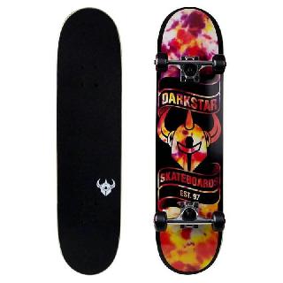 SKATEBOARD DOUBLE KICKTAIL DRAGON SCROLL 31IN