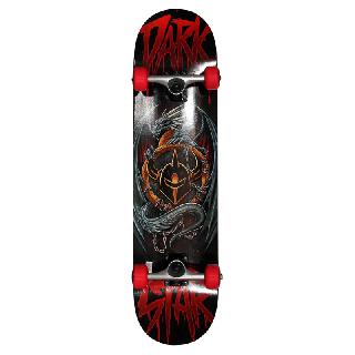 Skateboard Double Kicktail Abyss Red 31in