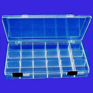 COMPONENT BOX 8X4X1IN CLEAR