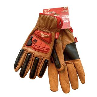 GLOVES LEATHER LARGE IMPACT