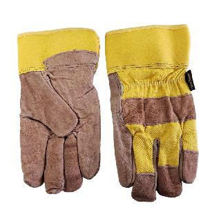 GLOVES LEATHER SUEDE COWHIDE MEDIUM THINSULATE FOR WARMTH