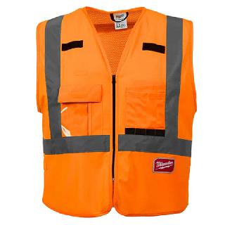 SAFETY VEST REFLECTIVE ORANGE S/M WITH 10 POCKETS
SKU:264063