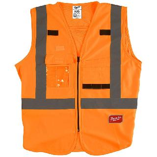 SAFETY VEST REFLECTIVE ORANGE L/XL WITH 10 POCKETS
SKU:264062