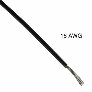 WIRE STRANDED 16AWG 100FT BLACK TC PVC FT1 300V 105C
SKU:42942