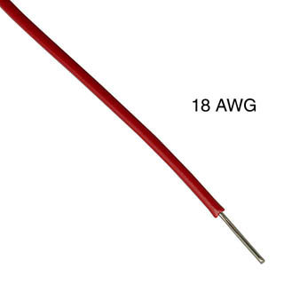 WIRE SOLID 18AWG 100FT RED TEW PVC FT1 600V 105C
SKU:159127