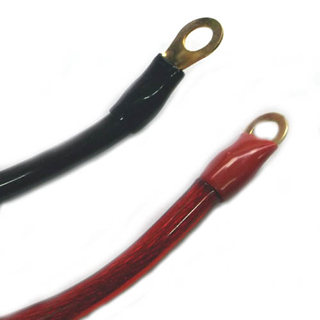 POWER CABLE 4AWG BLK/RED 12FT