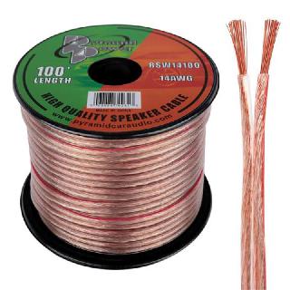 SPEAKER WIRE AWG 14 STD 100FT 
SKU:267756