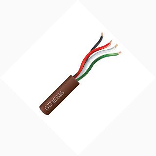 CABLE 4C 22AWG STR UNSH 500FT