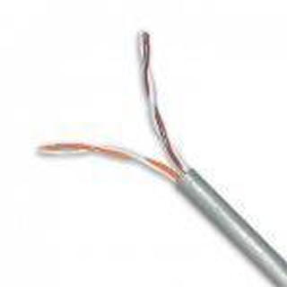CAT3 FT1 SOL 4C/24AWG GREY 1000FT