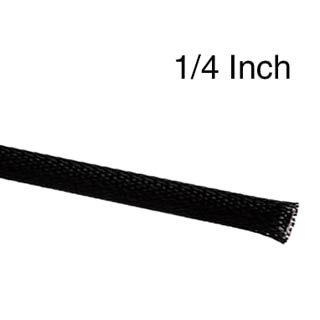EXPANDABLE SLEEVE 1/4IN BLK 10FT