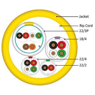 CABLE 22/3P OAS 18/4 22/2 22/4 UNSH STR CMR 500FT YEL SPOOL
SKU:260253