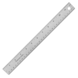 RULER STAINLESS STEEL 12INCH