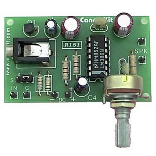 AUDIO AMPLIFIER WITH MICROPHONE